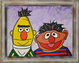 Bert and Ernie's Bedroom Portrait